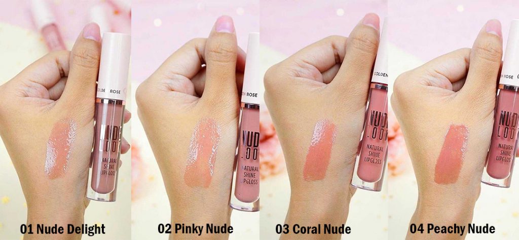 قیمت و خرید رژ لب مایع براق گلدن رز مدل Nude Look زیباپرفیوم