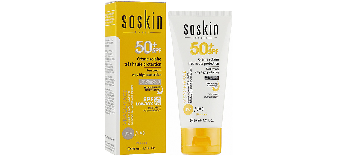 فلوئید ضد آفتاب SPF 50 ساسکین